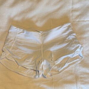 Lululemon Athletica White Athletic Shorts